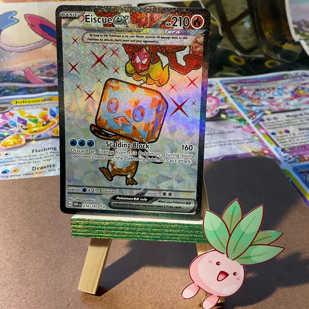 Eiscue EX Full Art SR S&V Obsidian Flames 210/197